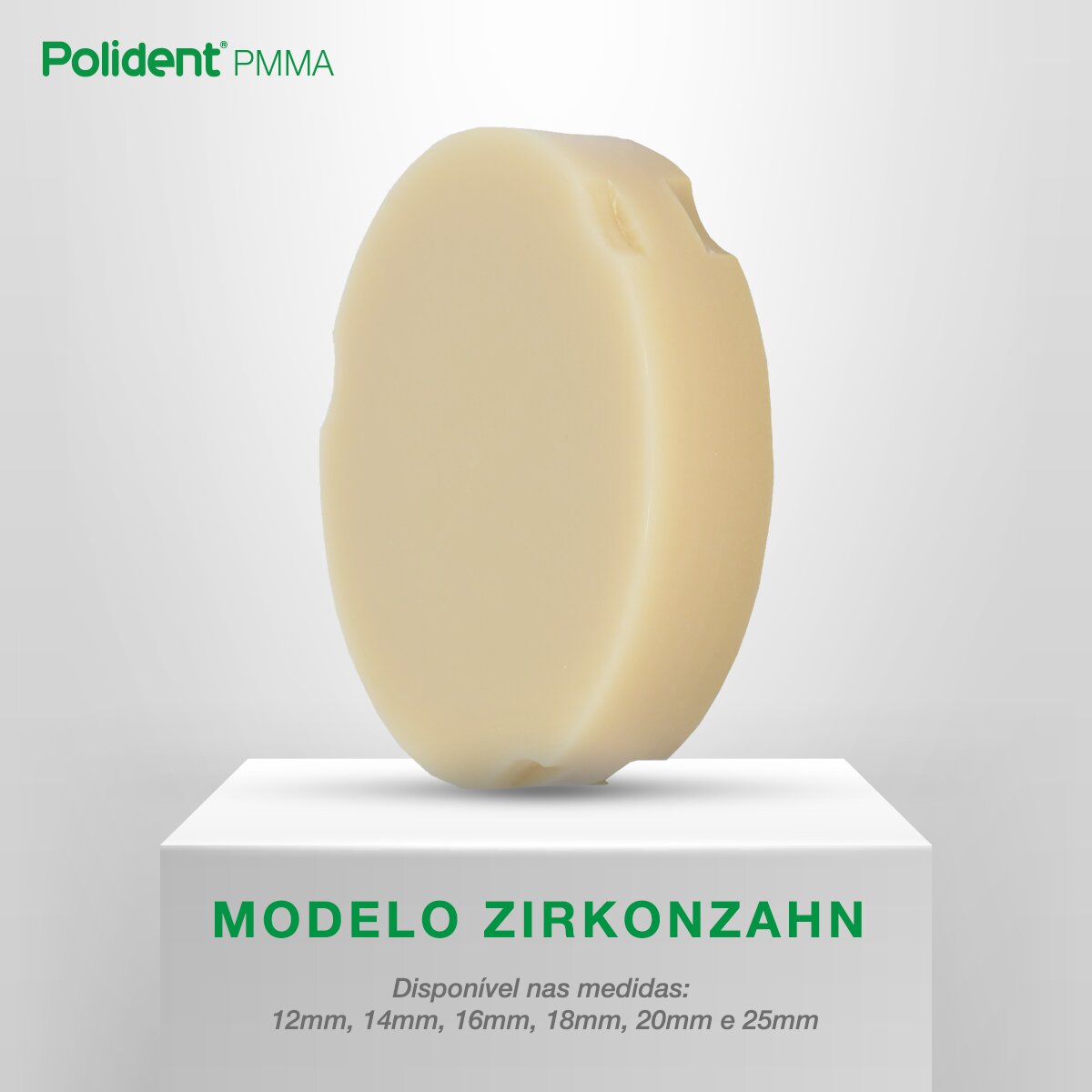 Zirkonzahn — linha Blocos PMMA da Polidental