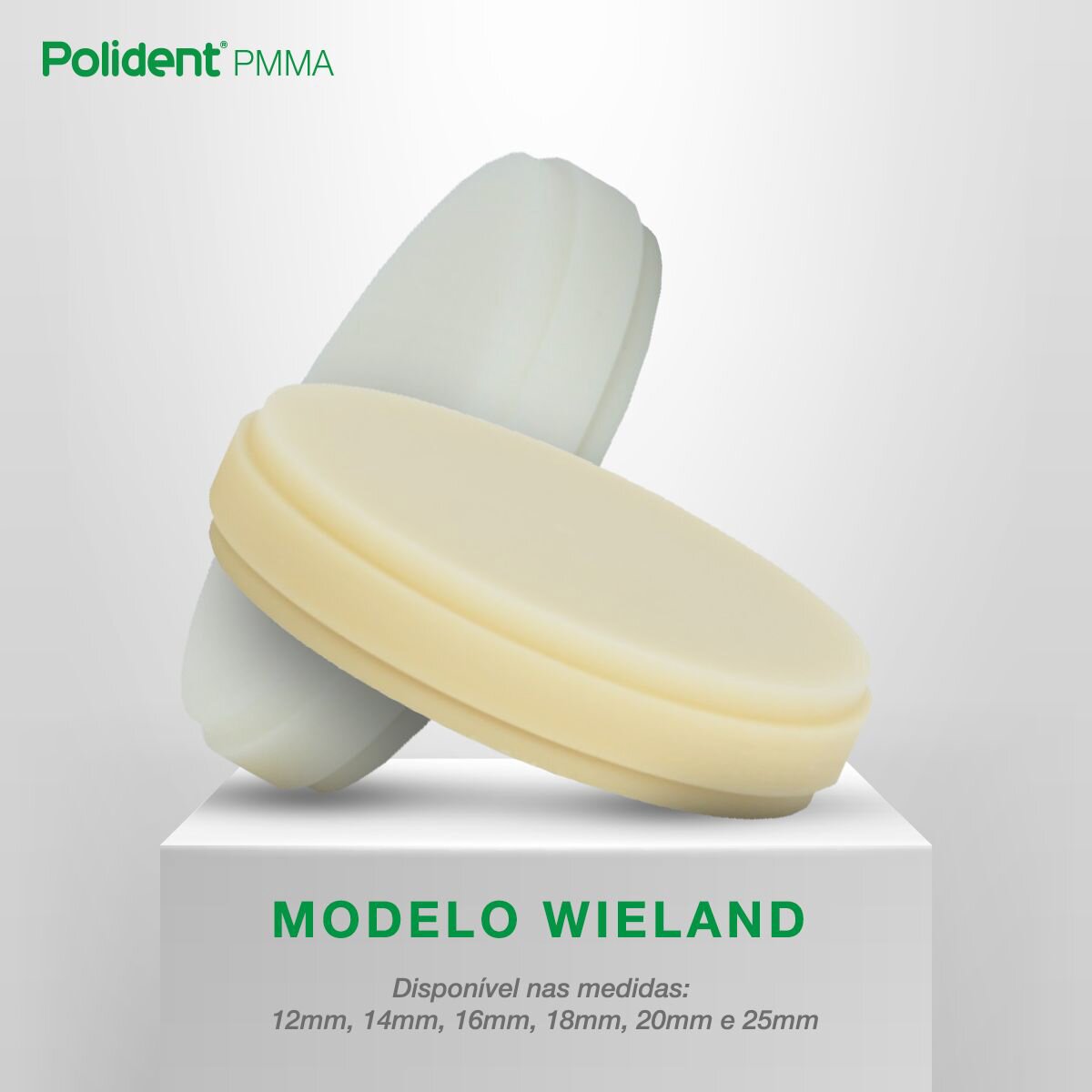 Wieland — linha Blocos PMMA da Polidental